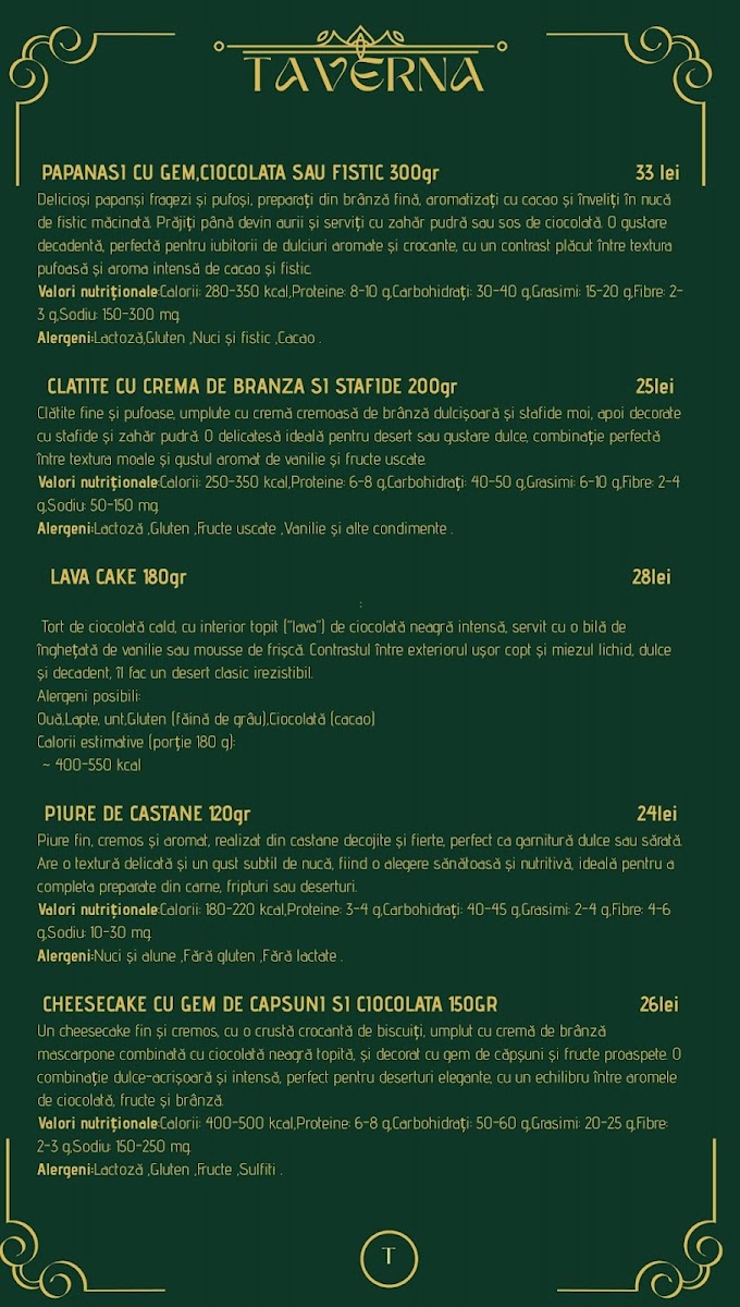 Restaurant Oradea Taverna Photo Menu 3