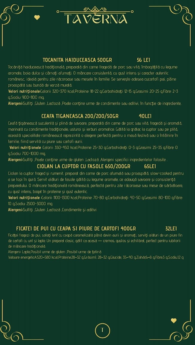 Restaurant Oradea Taverna Photo Menu 6