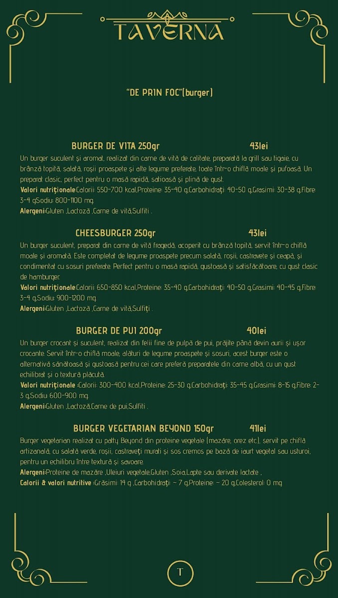 Restaurant Oradea Taverna Photo Menu 8