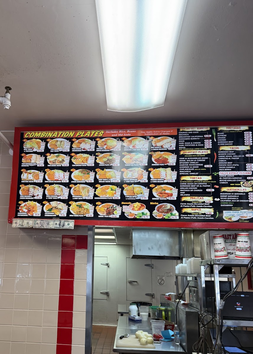 Castañeda's Mexican Food Photo Menu 3