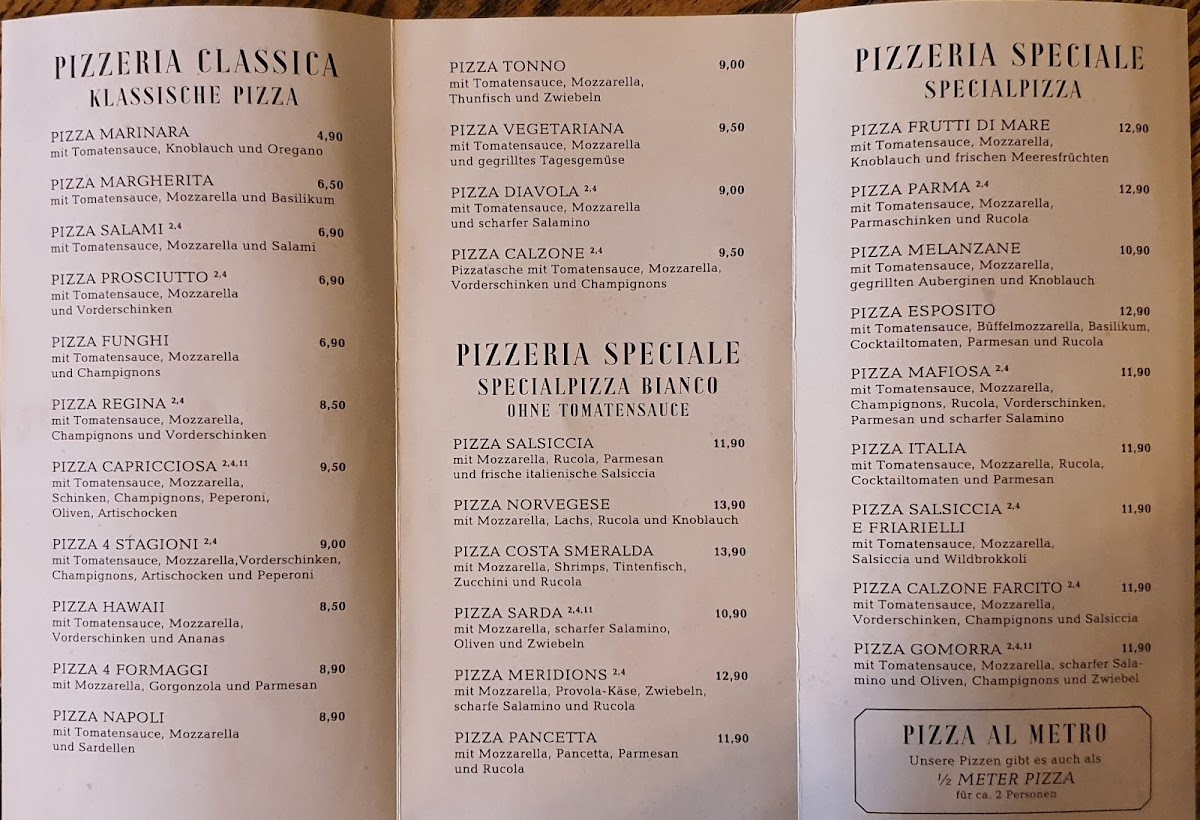 Esposito Bar-Cucina-Pizzeria Photo Menu 1