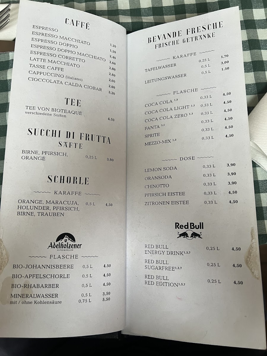 Esposito Bar-Cucina-Pizzeria Photo Menu 2