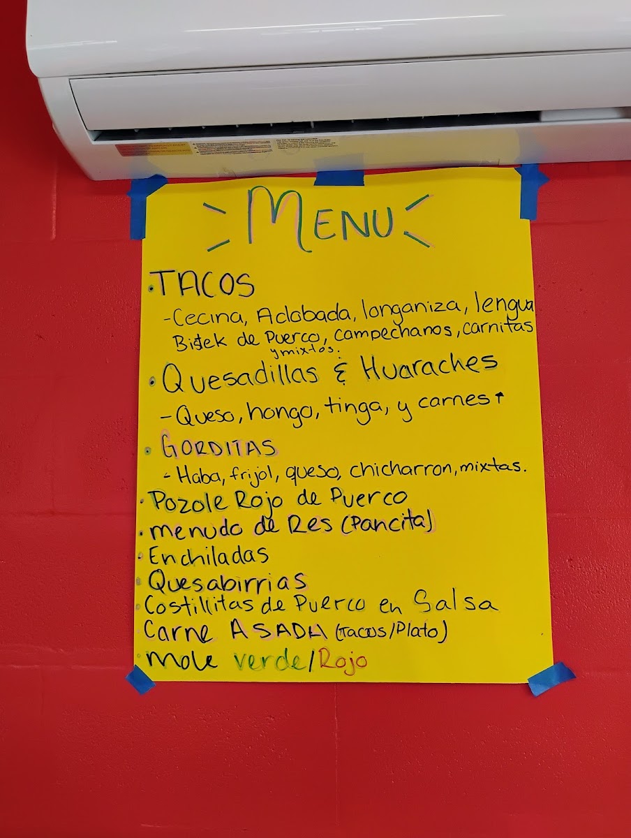 Taqueria los Panchos Photo Menu 1
