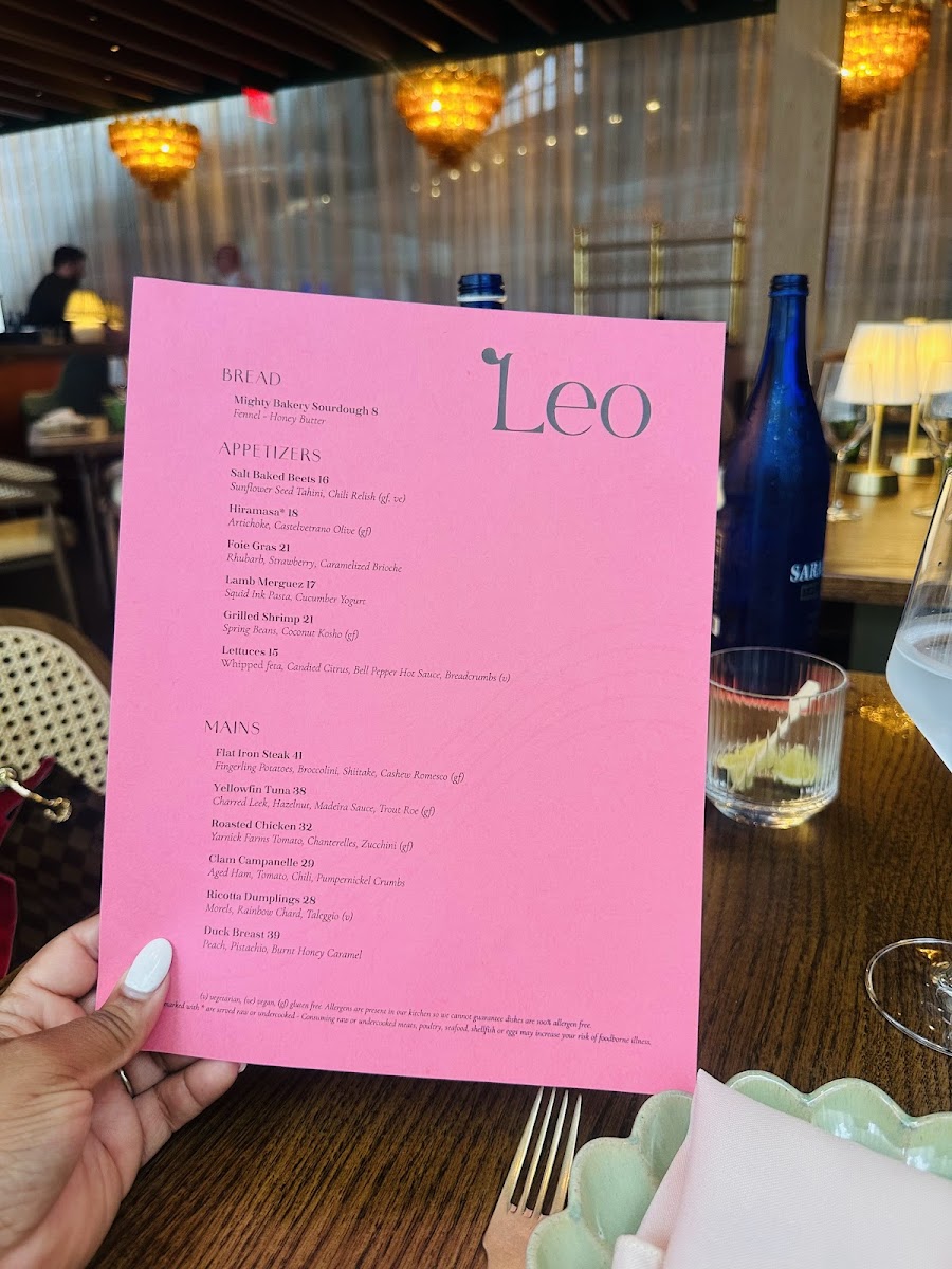 Leo Restaurant and Bar Photo Menu 6