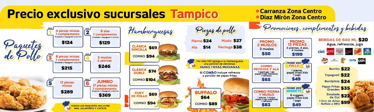 Pollo Y Pizza Cuky Carranza Tampico Photo Menu 5
