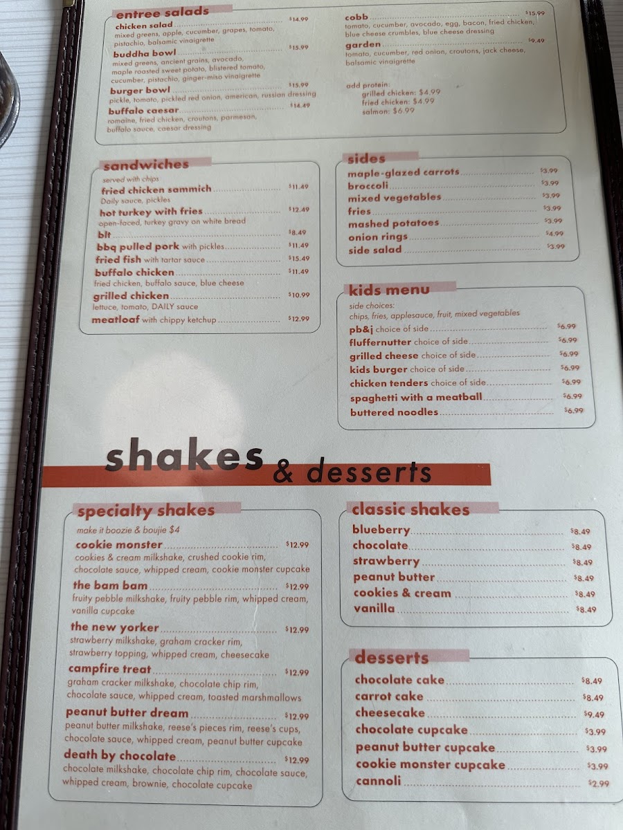 The Daily Diner Photo Menu 3