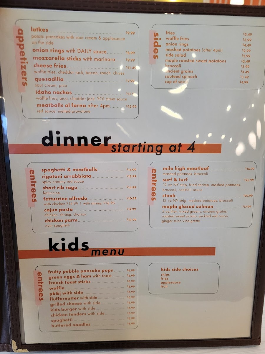 The Daily Diner Photo Menu 9