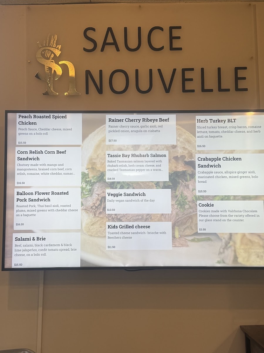 Sauce Nouvelle Photo Menu 2