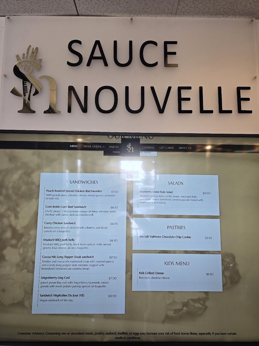 Sauce Nouvelle Photo Menu 3