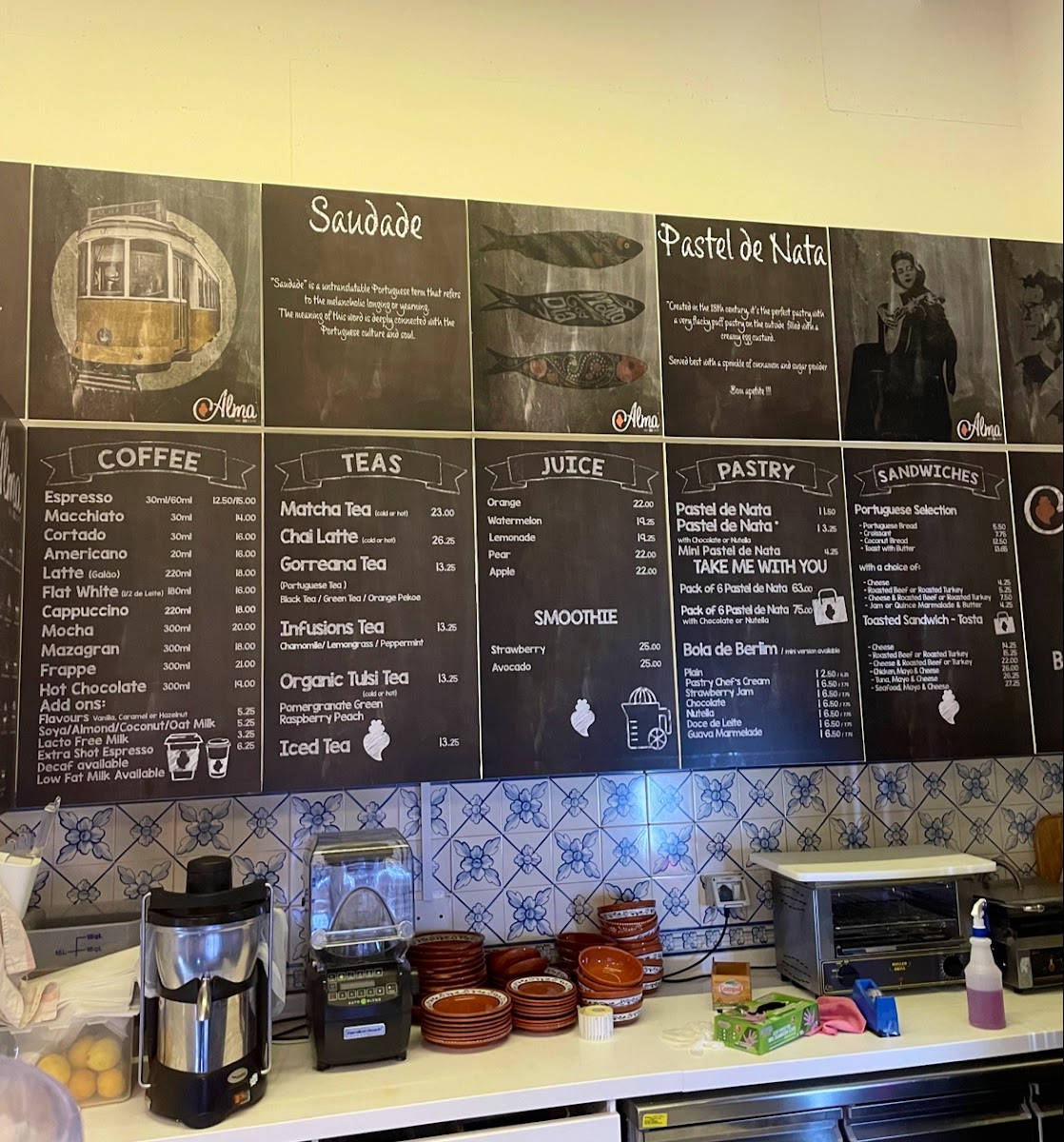 Alma 560 Cafe Photo Menu 2