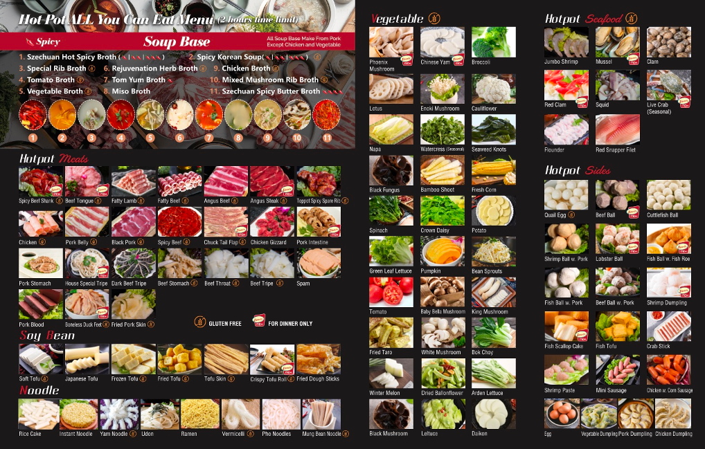 Top Pot K BBQ & Hot Pot Photo Menu 2