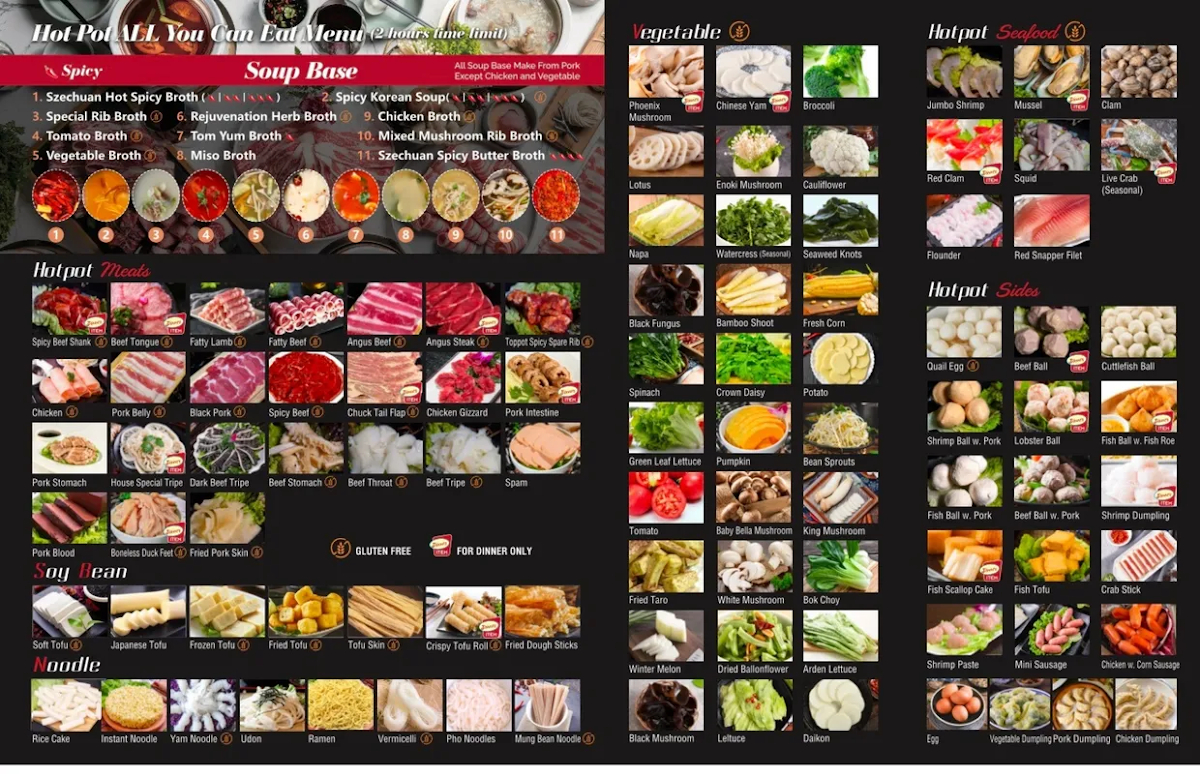 Top Pot K BBQ & Hot Pot Photo Menu 3