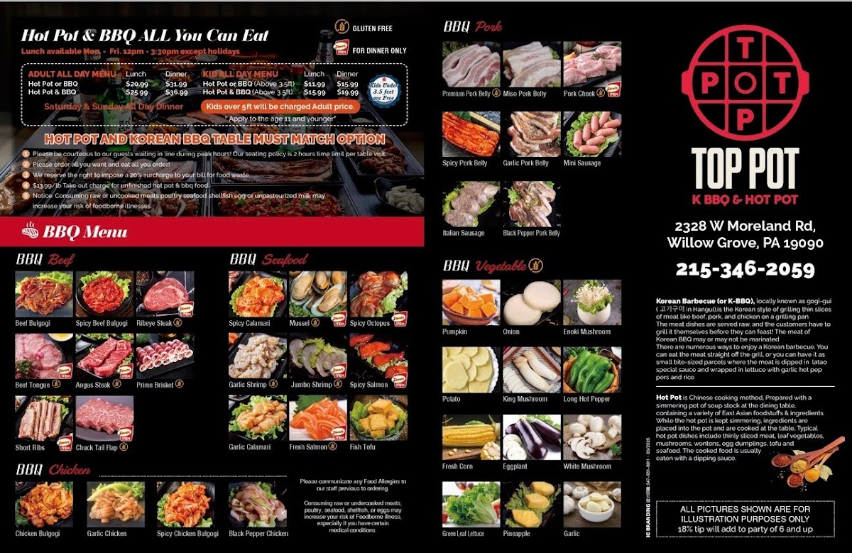 Top Pot K BBQ & Hot Pot Photo Menu 5