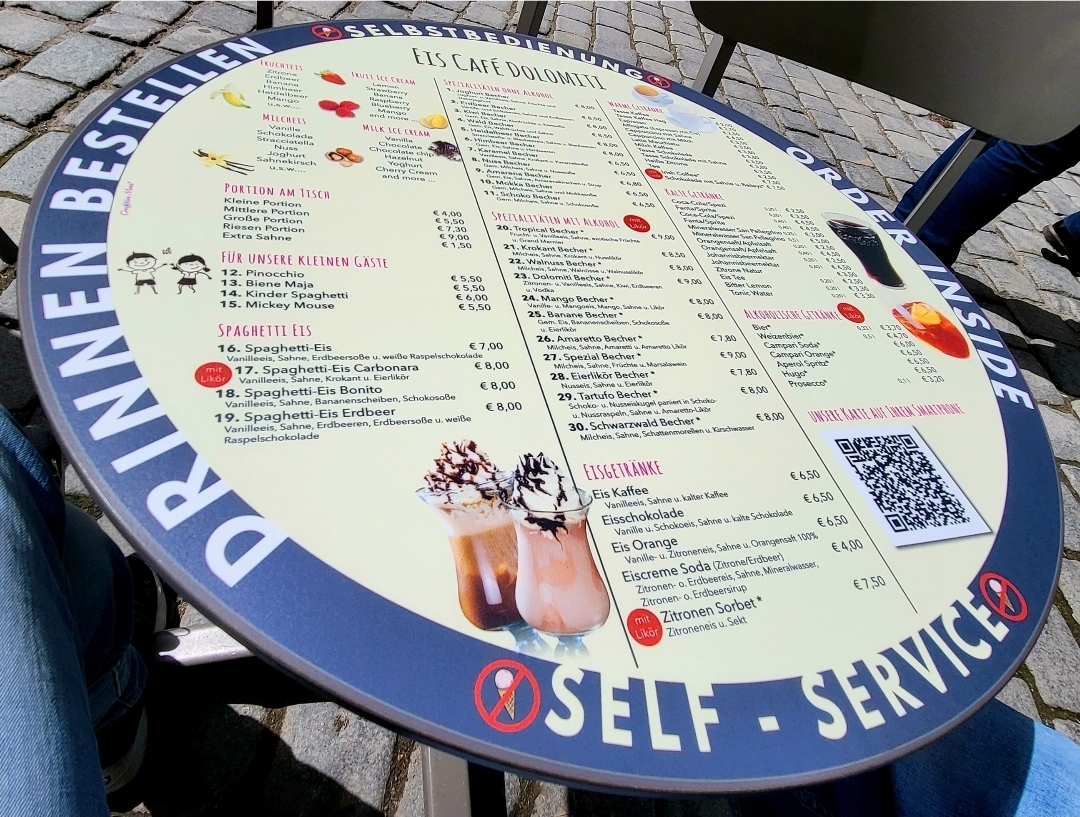 Eis Café Dolomiti Photo Menu 3