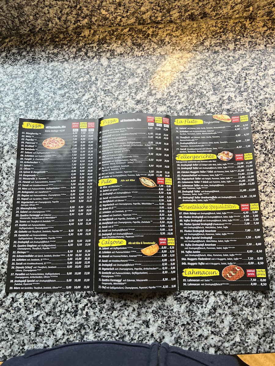 Ibos Pizza und Döner Photo Menu 1