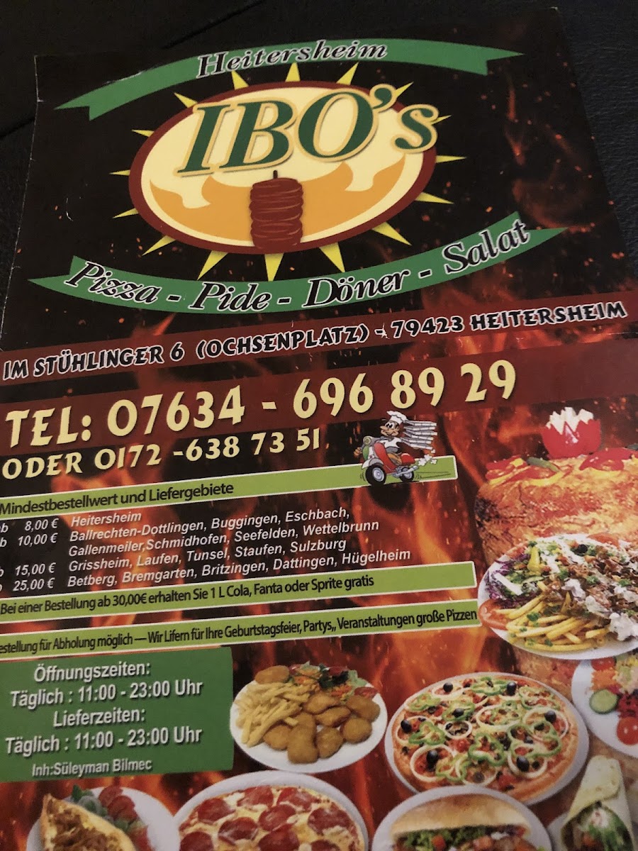 Ibos Pizza und Döner Photo Menu 10