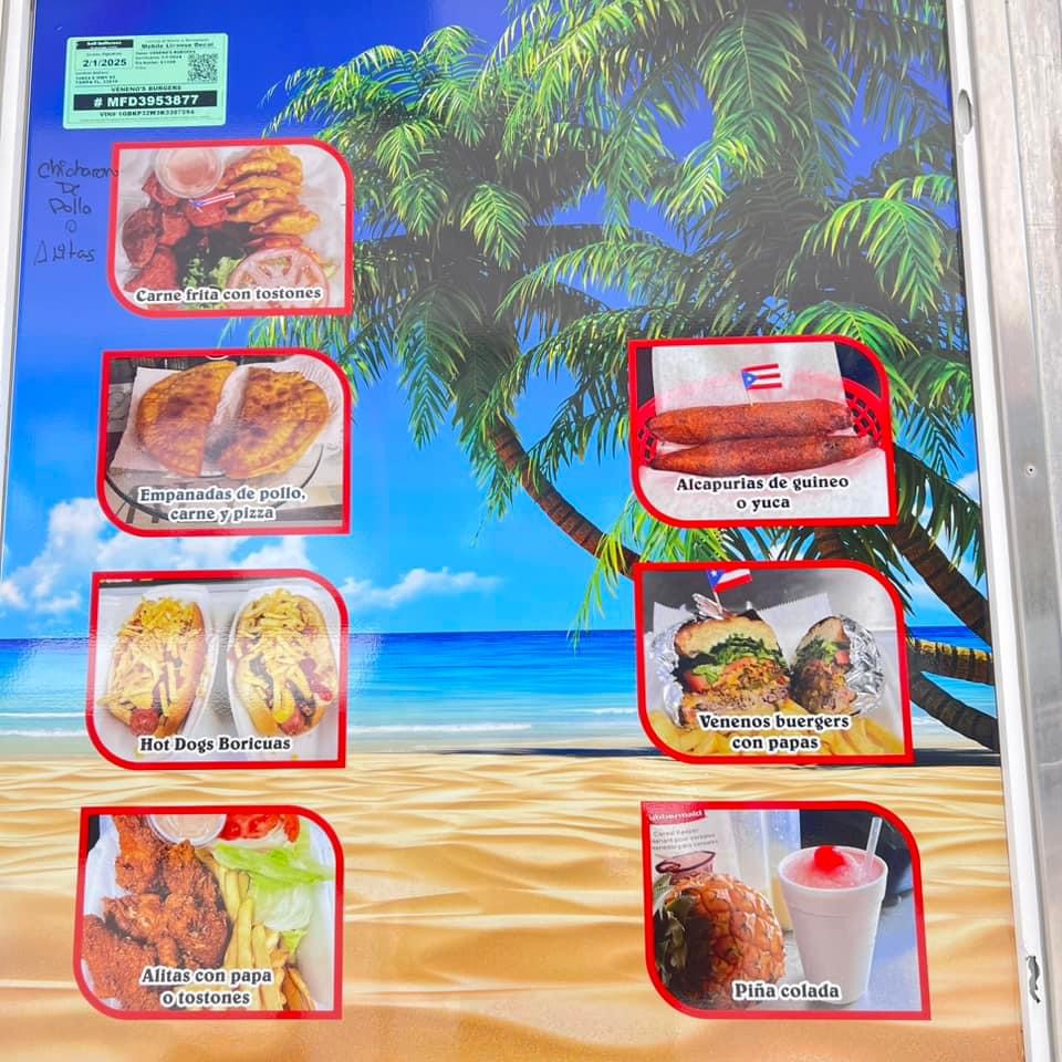 VENENO'S BURGERS LLC Photo Menu 1