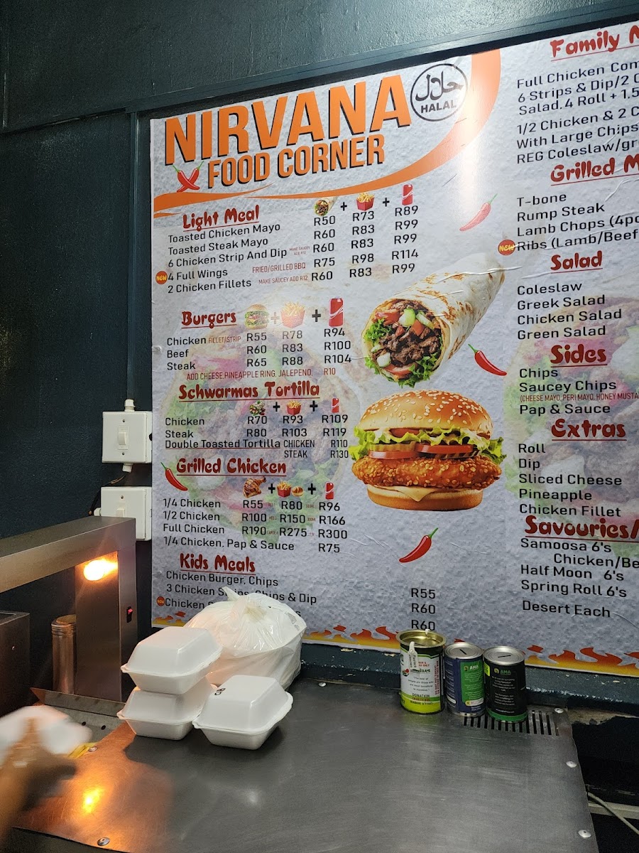 Nirvana food corner Photo Menu 1