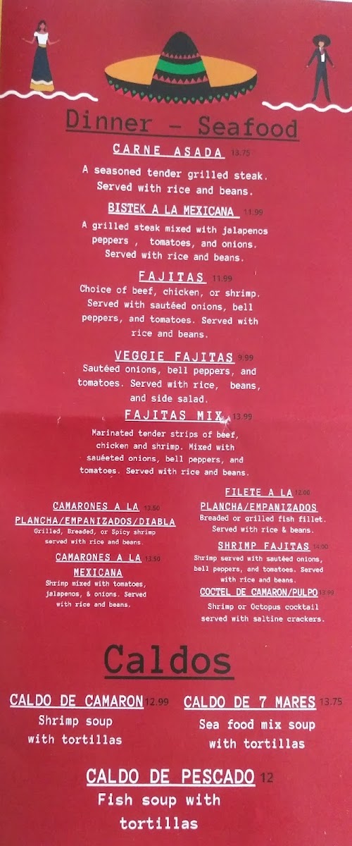 Ayala's Mexican Restaurant Photo Menu 8