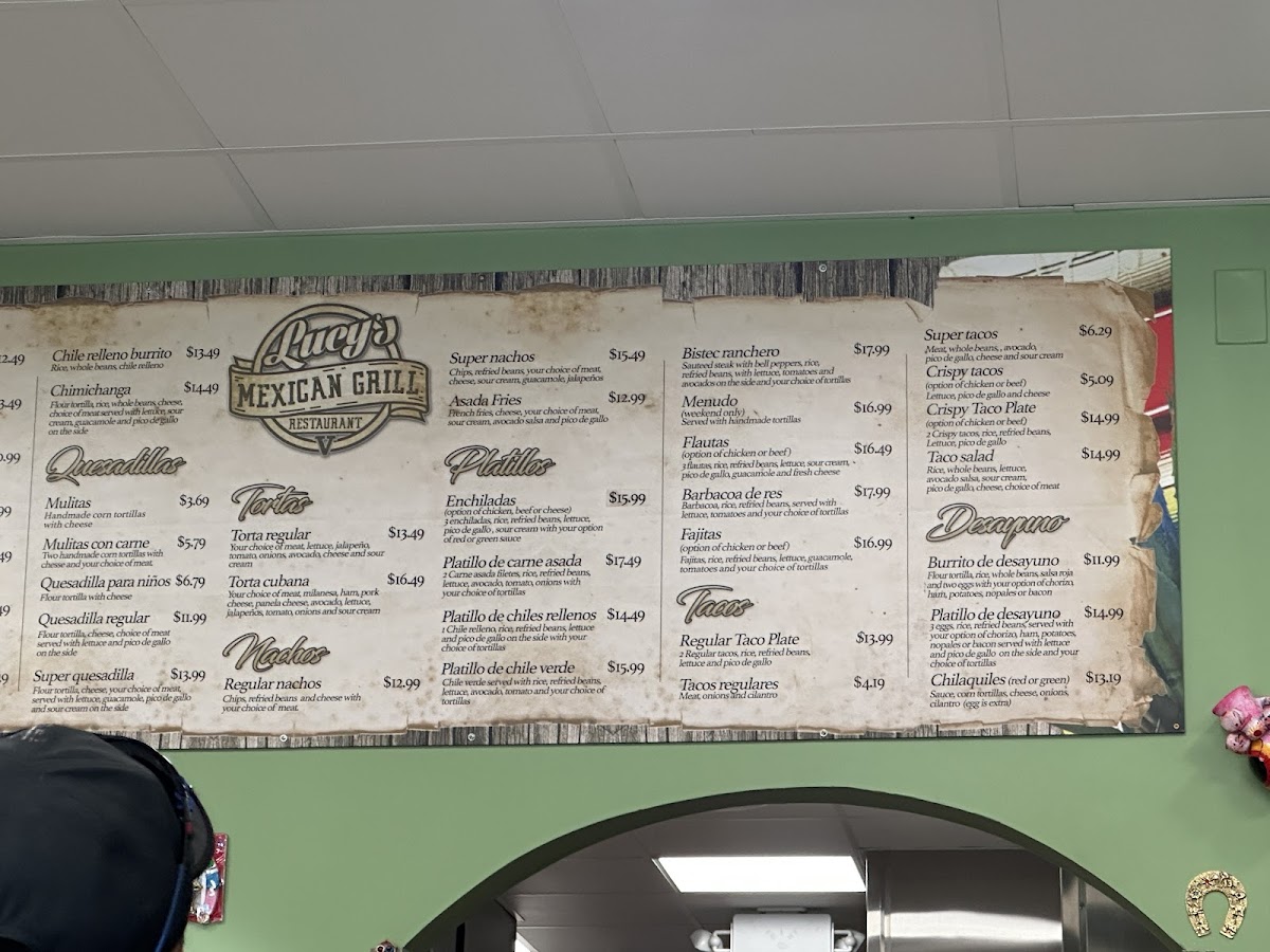 Lucy's Mexican Grill Photo Menu 3