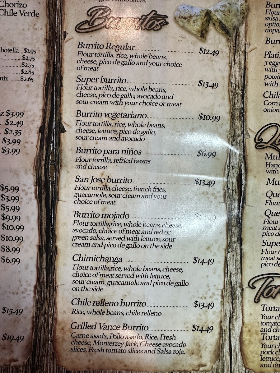 Lucy's Mexican Grill Photo Menu 9