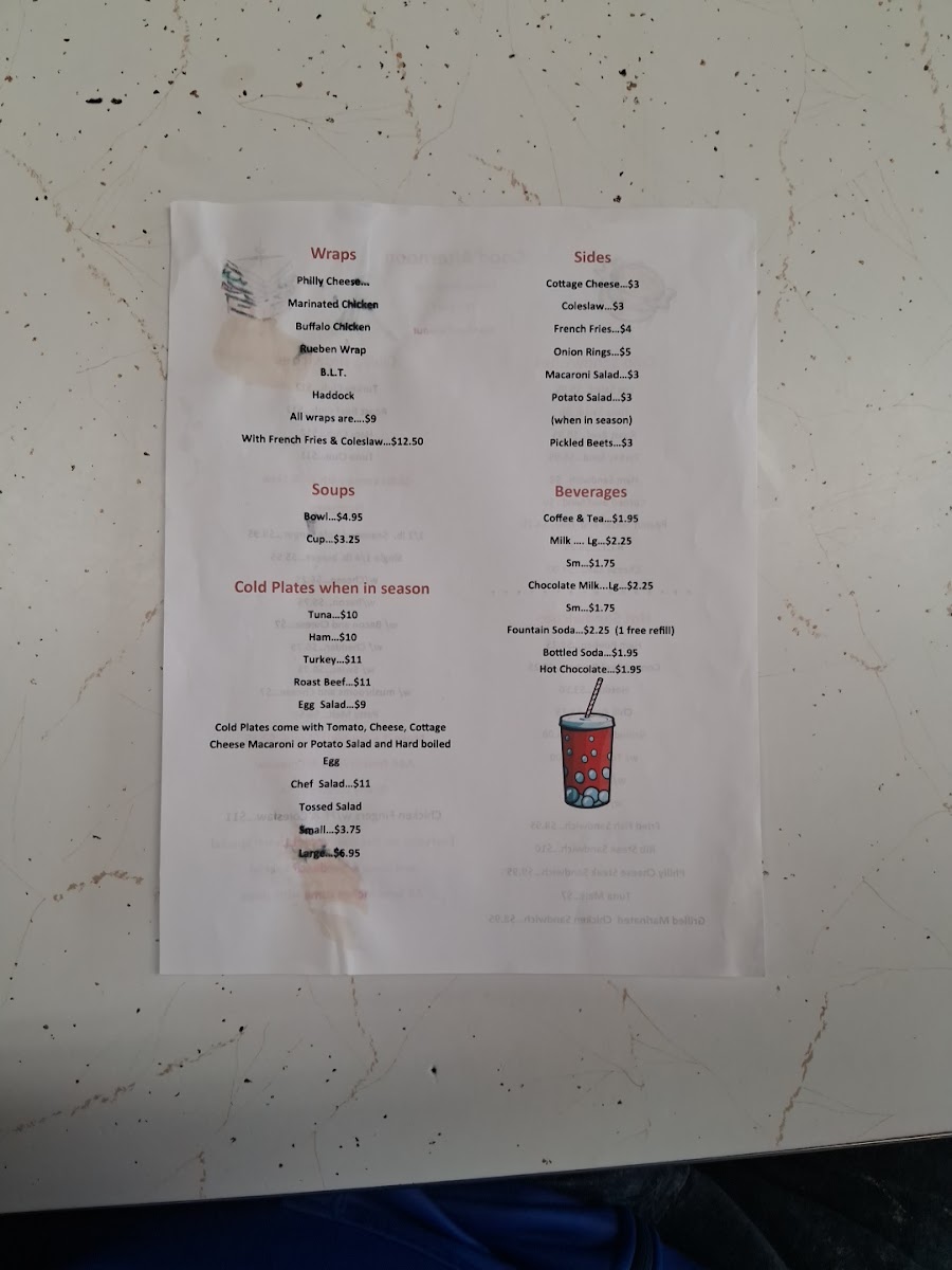 CLINTON STREET CAFE Photo Menu 3