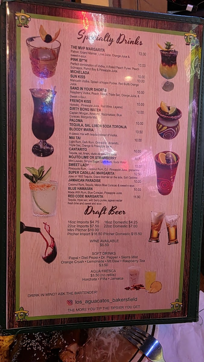 Los Aguacates Photo Menu 2
