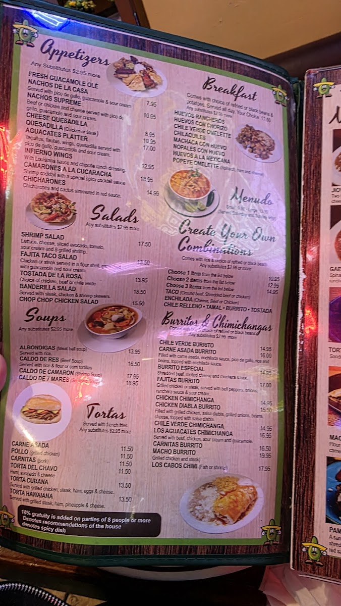Los Aguacates Photo Menu 3