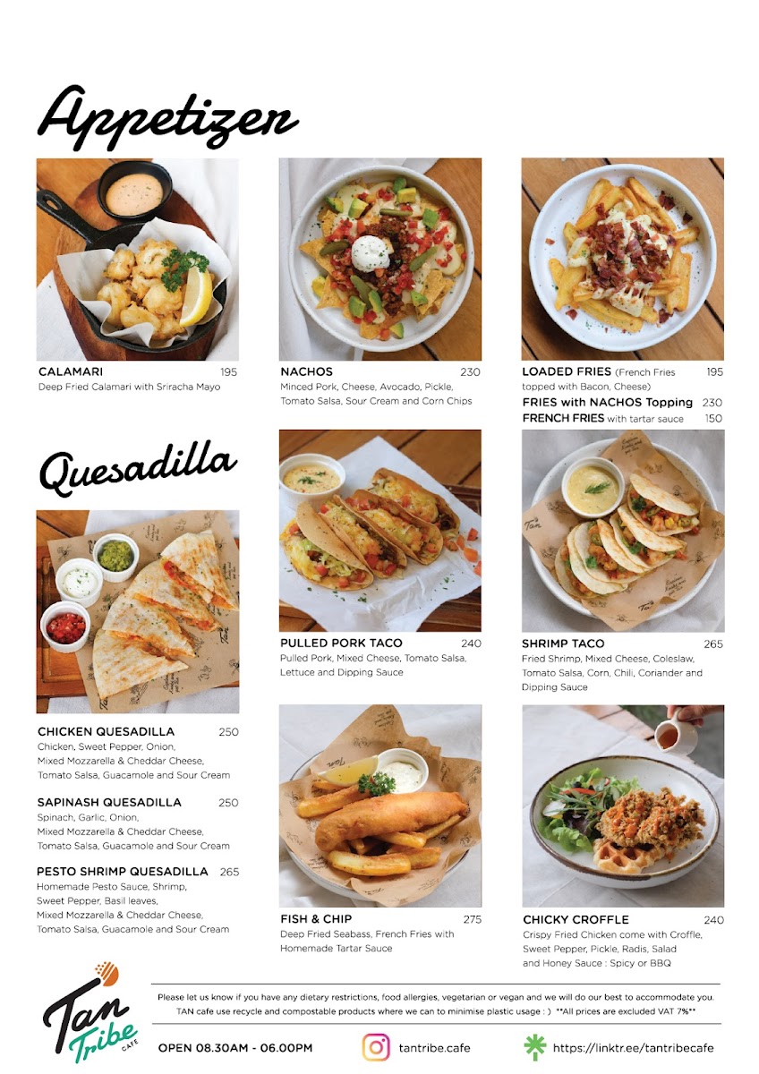TAN Tribe Cafe, Aonang Beach Photo Menu 5