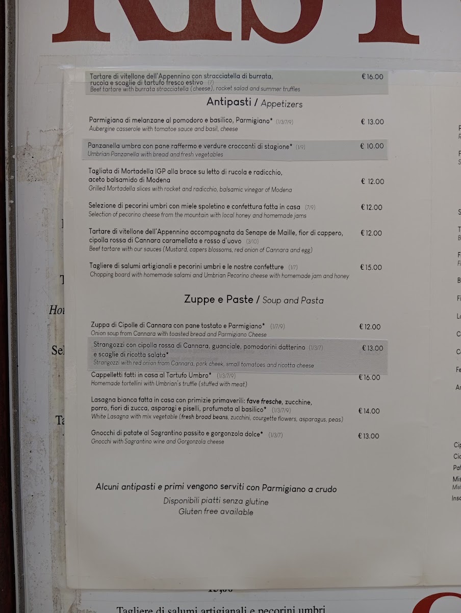 Ristorante Taverna del Sette Photo Menu 7