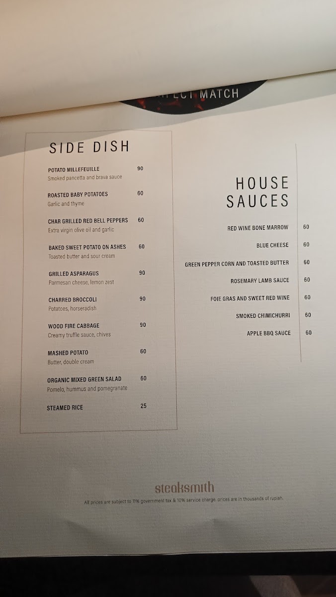 Steaksmith Restaurant Photo Menu 10