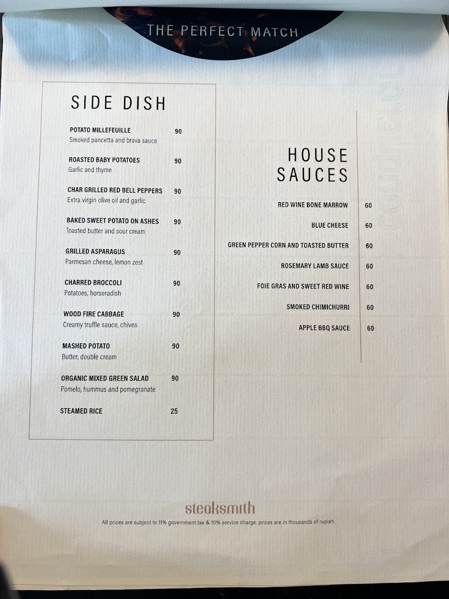 Steaksmith Restaurant Photo Menu 6