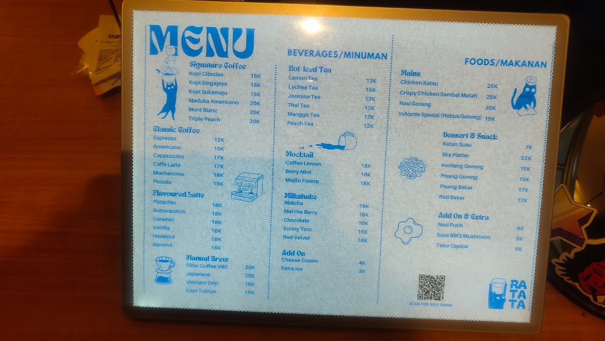 RATATA COFFEE & KITCHEN Photo Menu 1