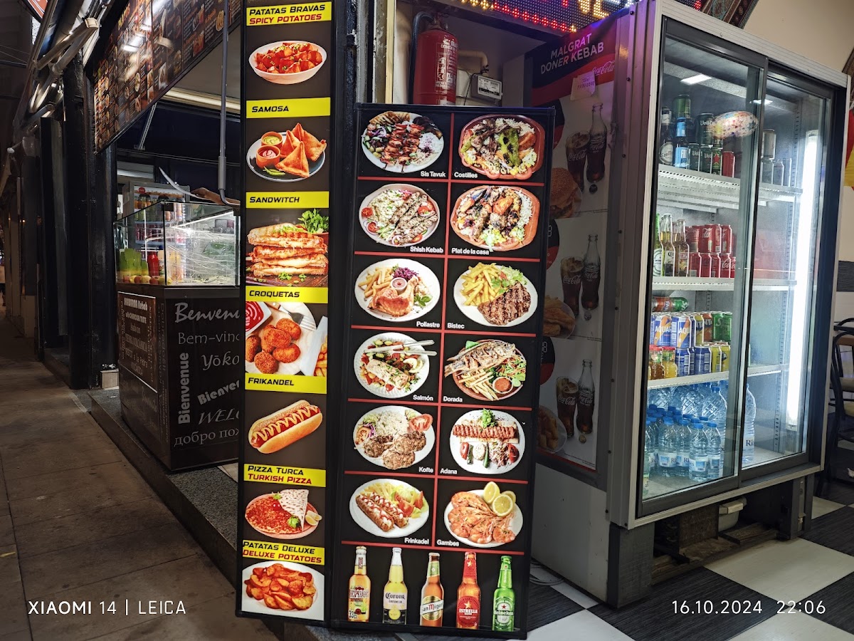 DONER KEBAB - Turkish grill- RESTAURANT MALGRAT DE MAR Photo Menu 2