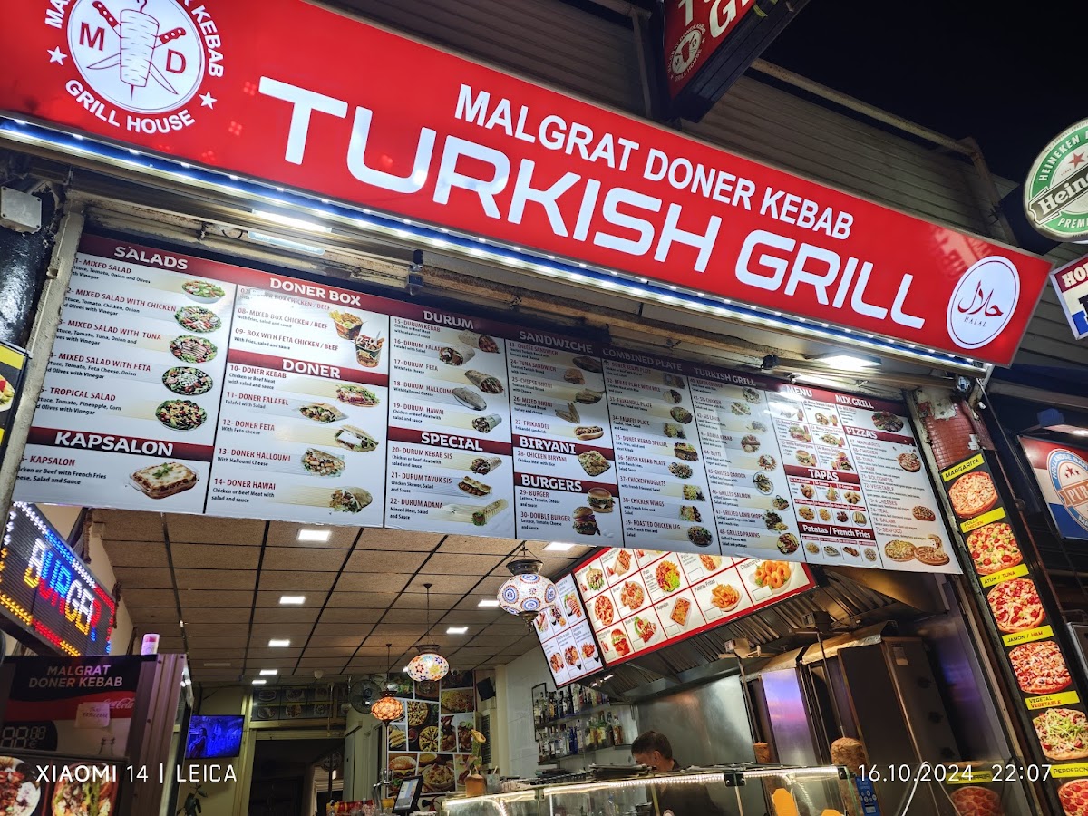 DONER KEBAB - Turkish grill- RESTAURANT MALGRAT DE MAR Photo Menu 3