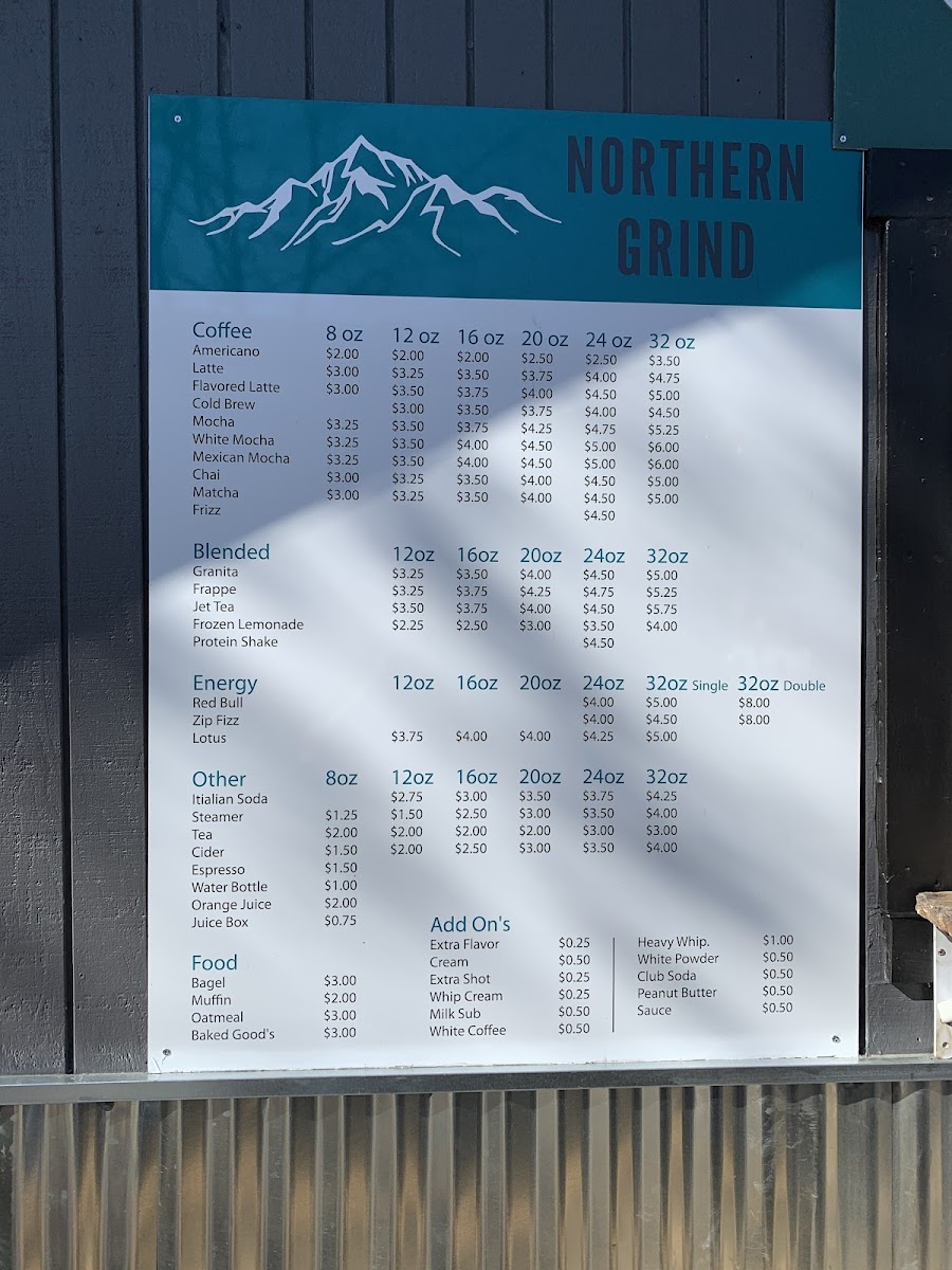 Northern Grind Photo Menu 2