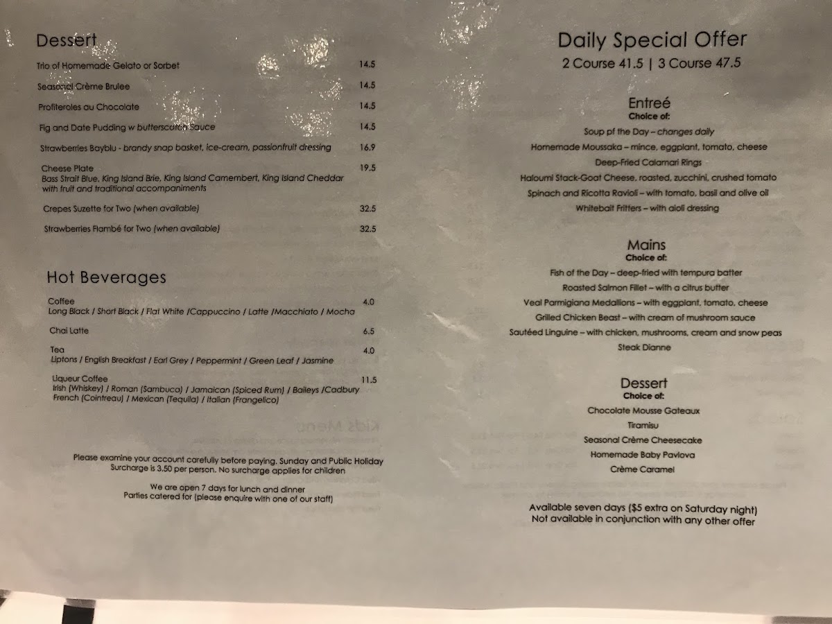 Bayblu Seafood Restaurant Photo Menu 10