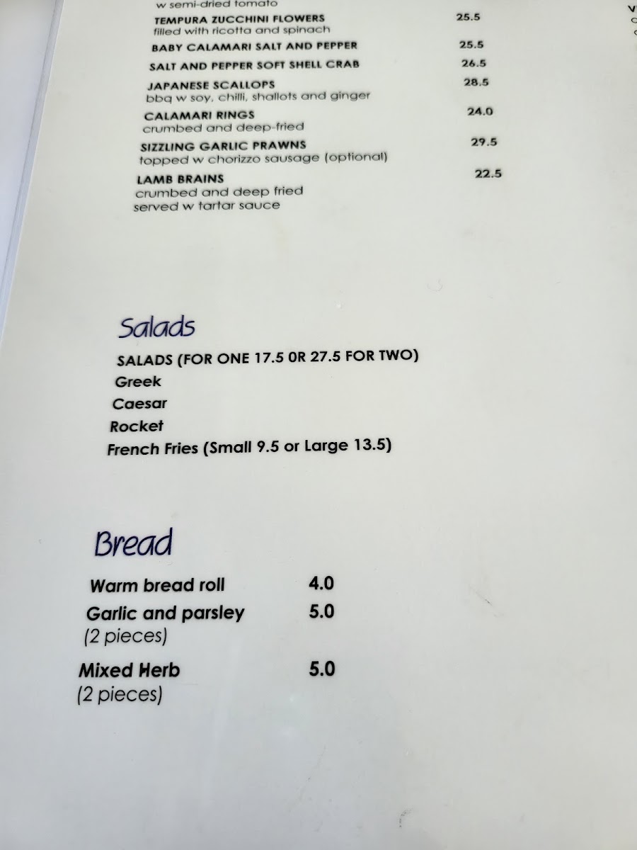 Bayblu Seafood Restaurant Photo Menu 6