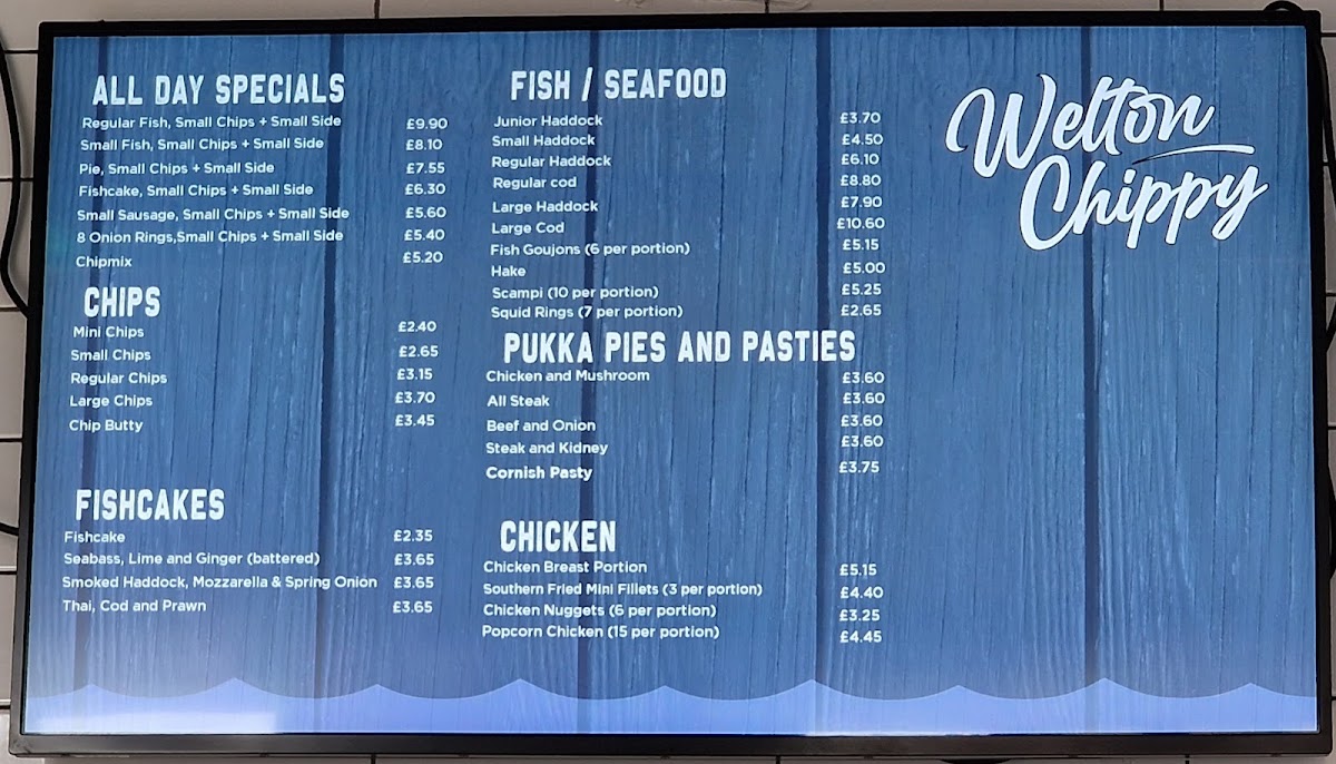 Welton Chippy Photo Menu 2