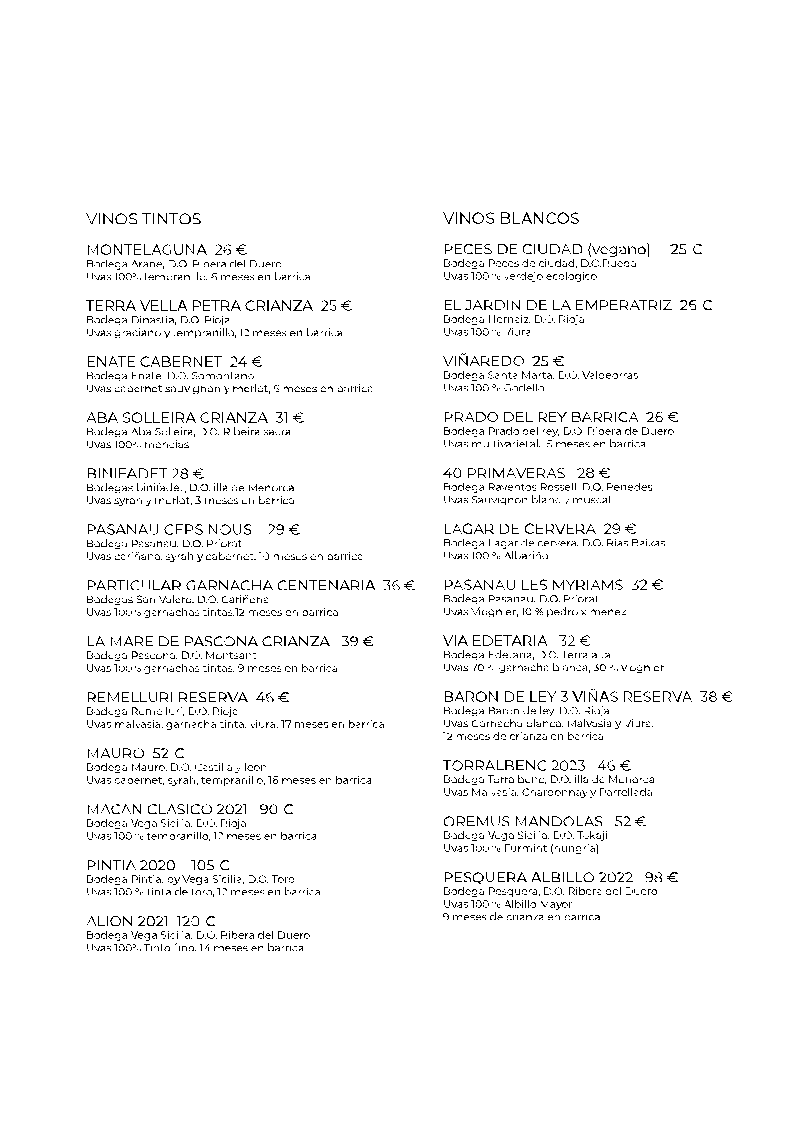Moriarty Gintonic Club Photo Menu 1