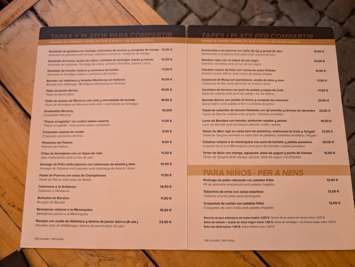 Moriarty Gintonic Club Photo Menu 10