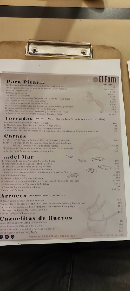 El Forn restaurant | Gavà Photo Menu 9