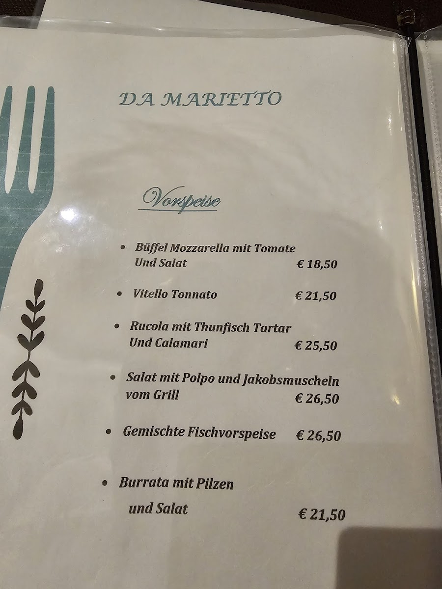 Da Marietto Photo Menu 3