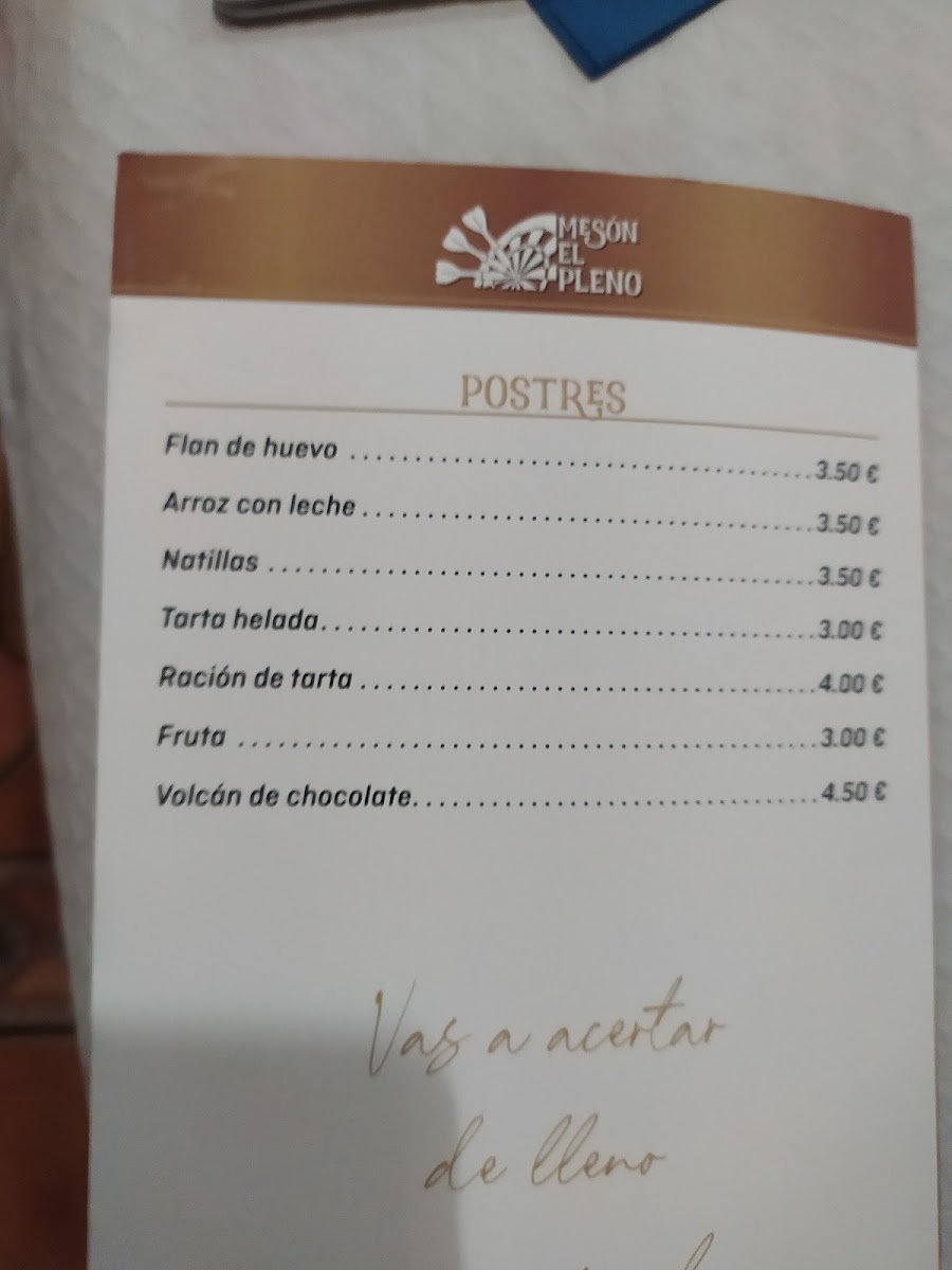 Mesón El Pleno Photo Menu 5