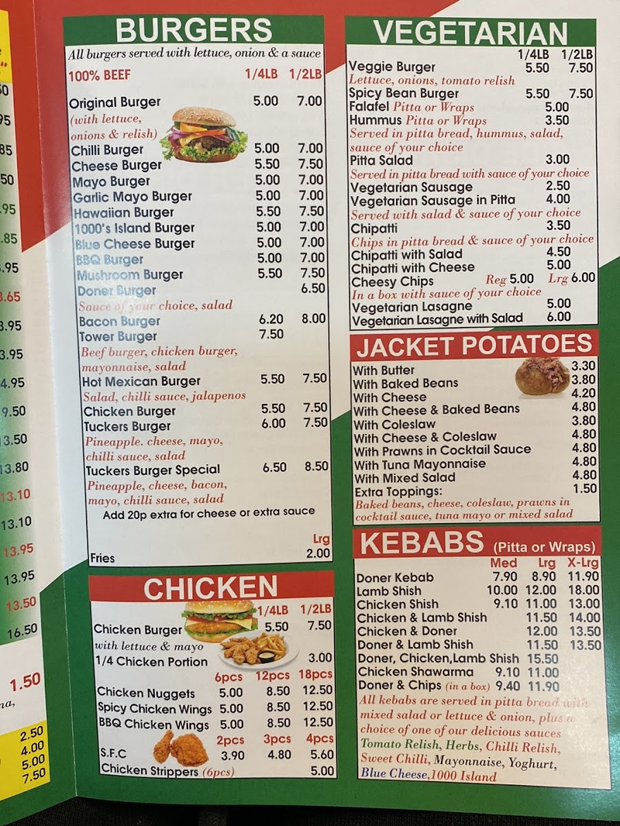 Tuckers Photo Menu 2