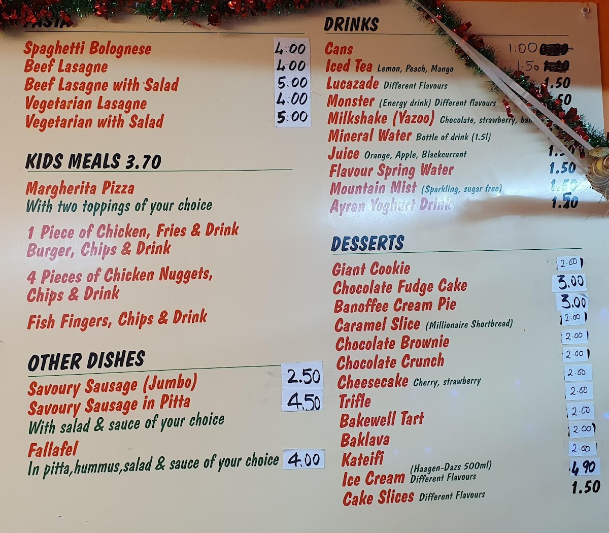 Tuckers Photo Menu 7