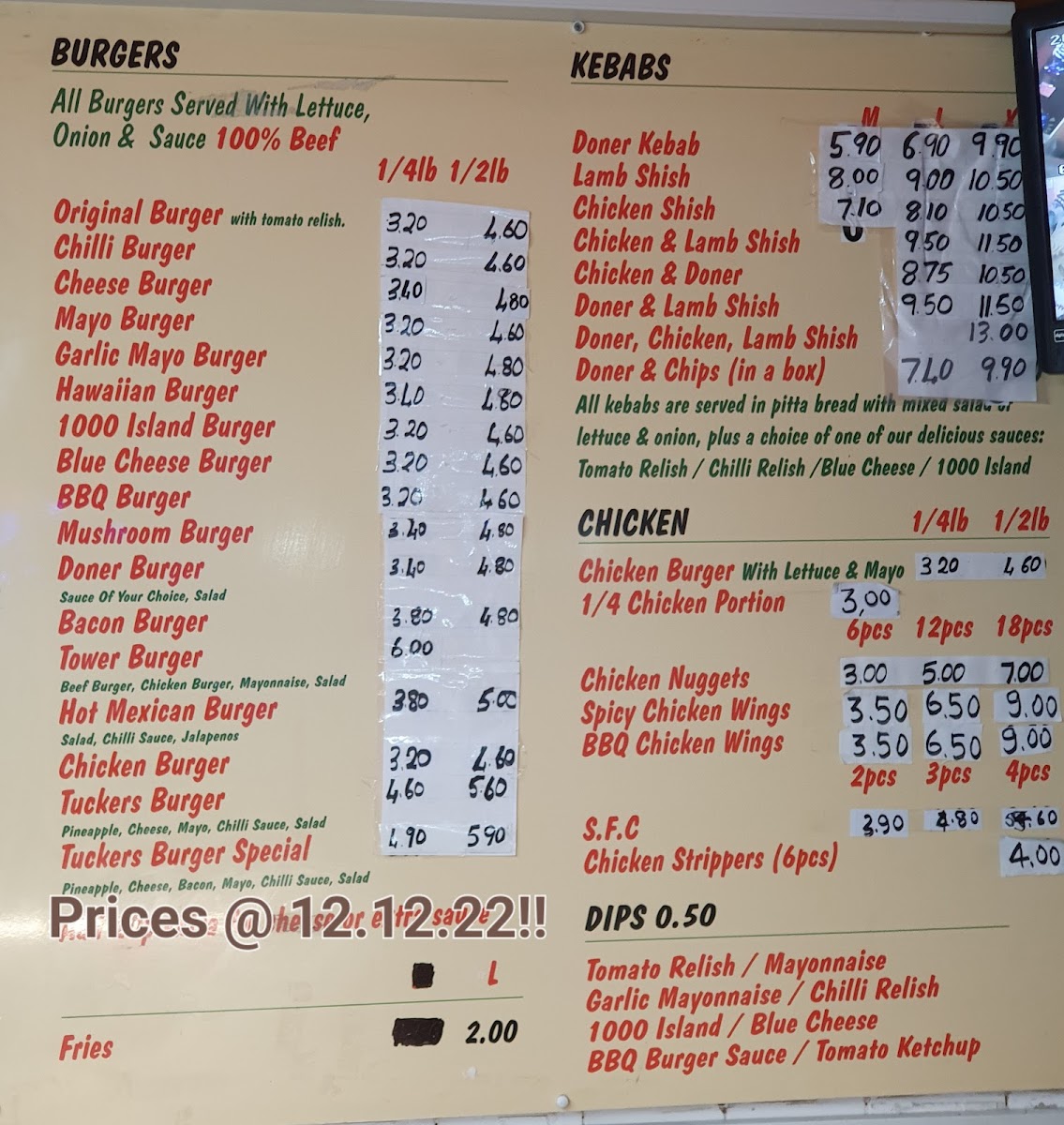 Tuckers Photo Menu 8