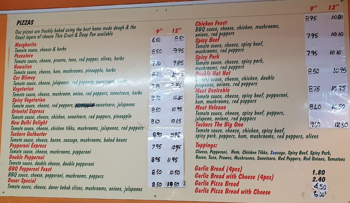 Tuckers Photo Menu 9