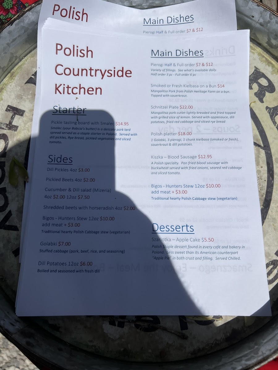 Polish Countryside Kitchen Photo Menu 6