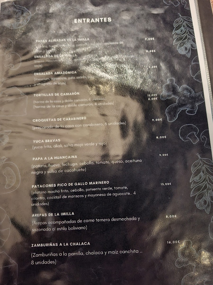 Restaurante IMILLA Photo Menu 1